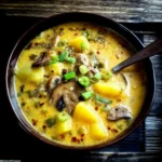 Easy Mushroom Potato Soup Recipe for Comforting Flavor