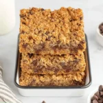 Easy Peanut Butter Oatmeal Chocolate Chip Banana Bread Bars 1
