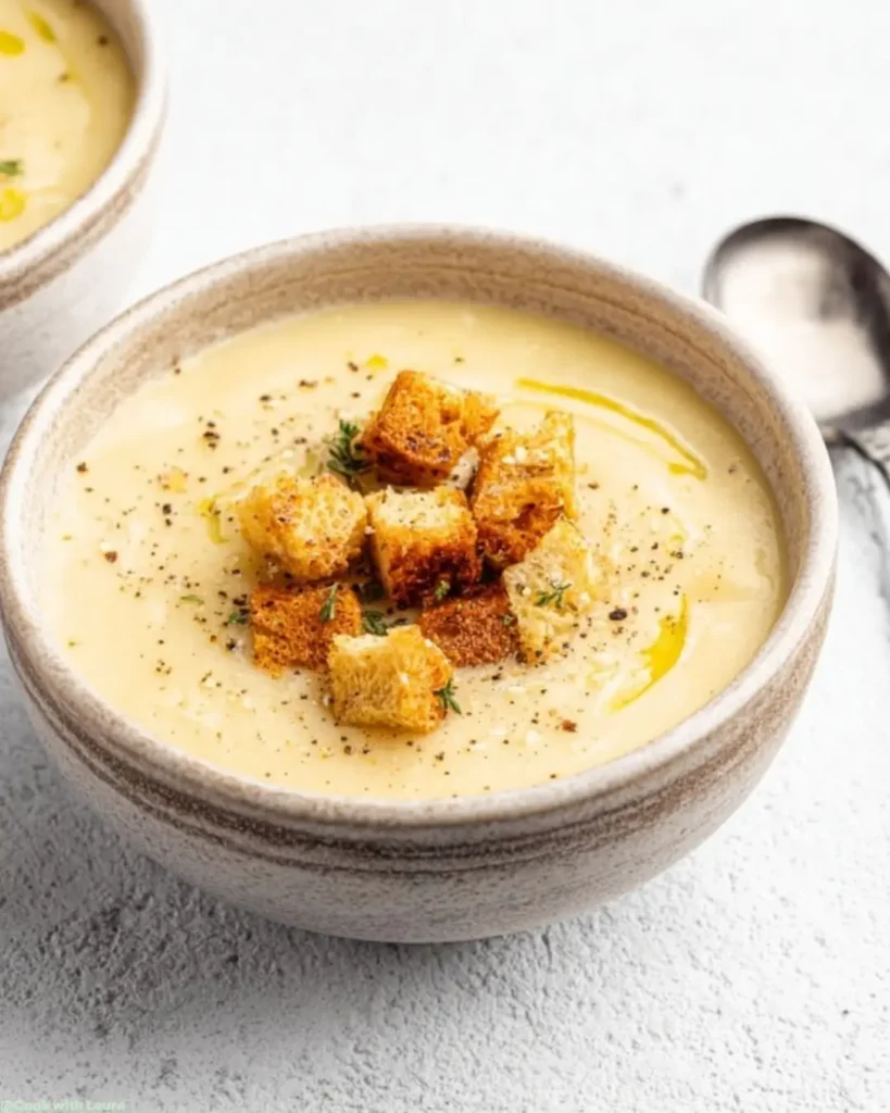 Easy Creamy Roasted Garlic Potato Soup (Vegan) 7 How to Make CREAMY ROASTED GARLIC POTATO SOUP (VEGAN)