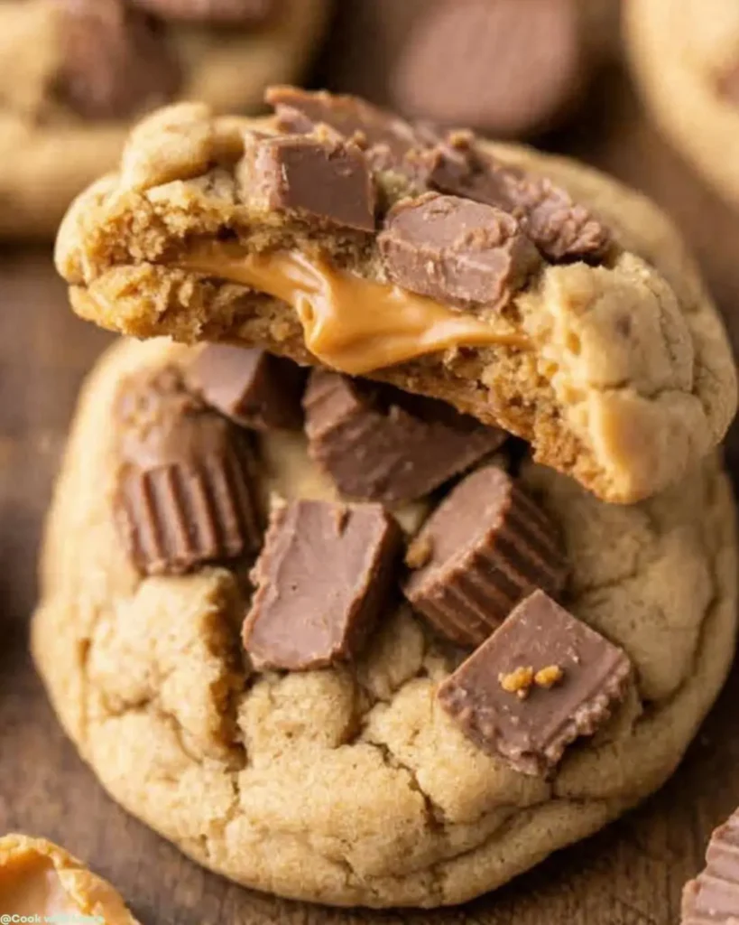 How to Make Crumbl Reese’s Peanut Butter Cup Cookies