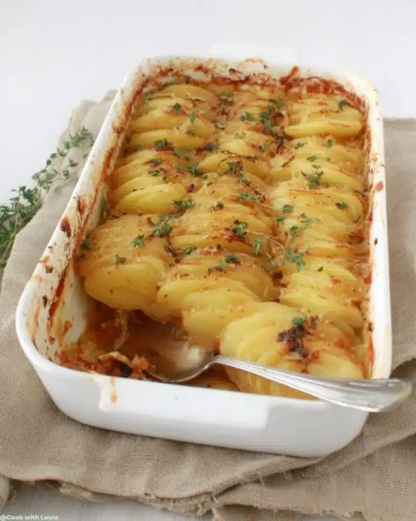 Easy French Onion Potato Bake Recipe: Creamy & Cheesy Delight 7 How to Make Easy French Onion Potato Bake Recipe