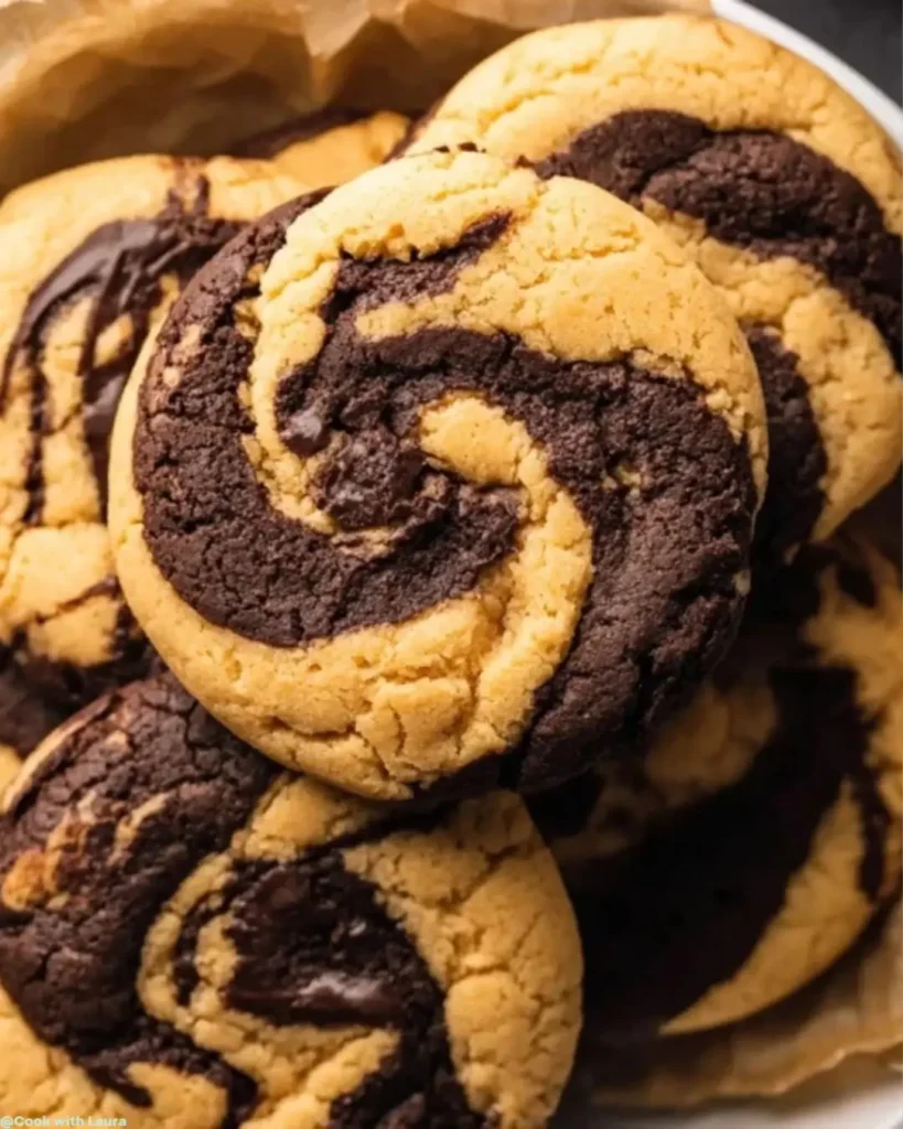 How to Make Peanut Butter Brownie Swirl Cookies