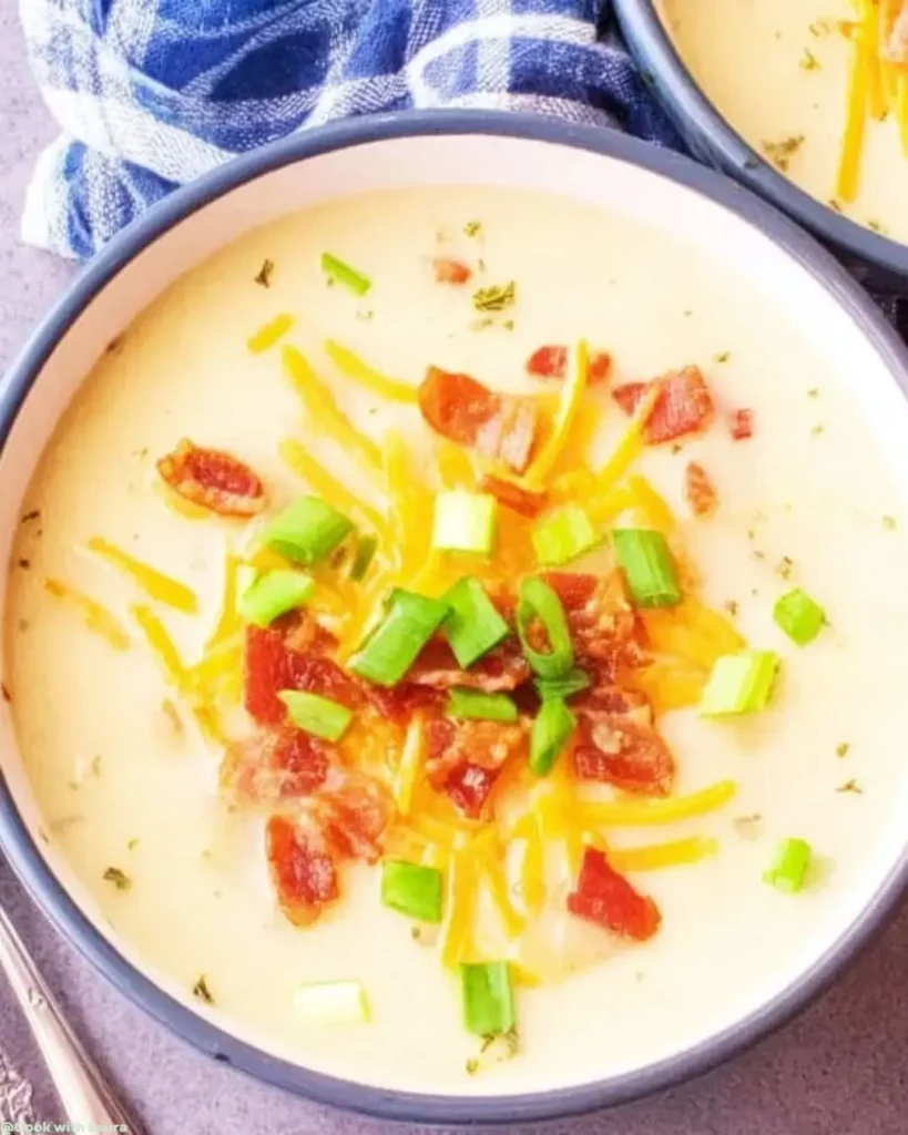How to Make Slow Cooker Loaded Baked Potato Soup