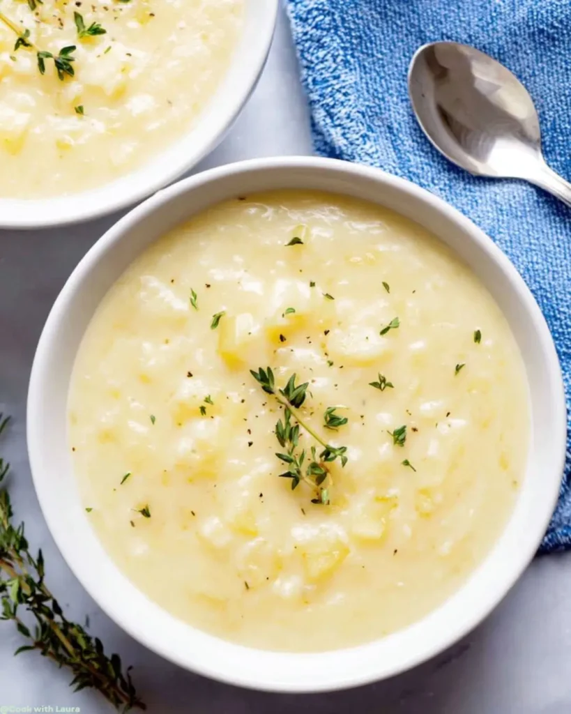 Ingredients for BEST Potato Soup