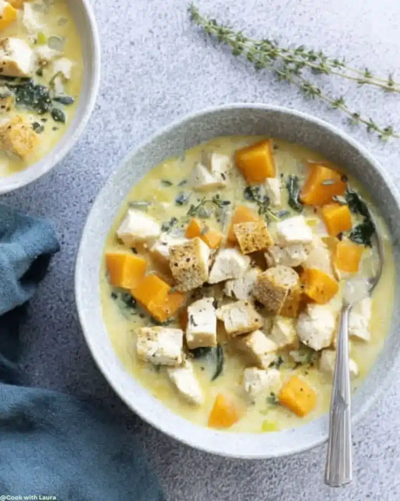Creamy Chicken Sweet Potato Soup Recipe 6 Ingredients for Creamy Chicken Sweet Potato Soup