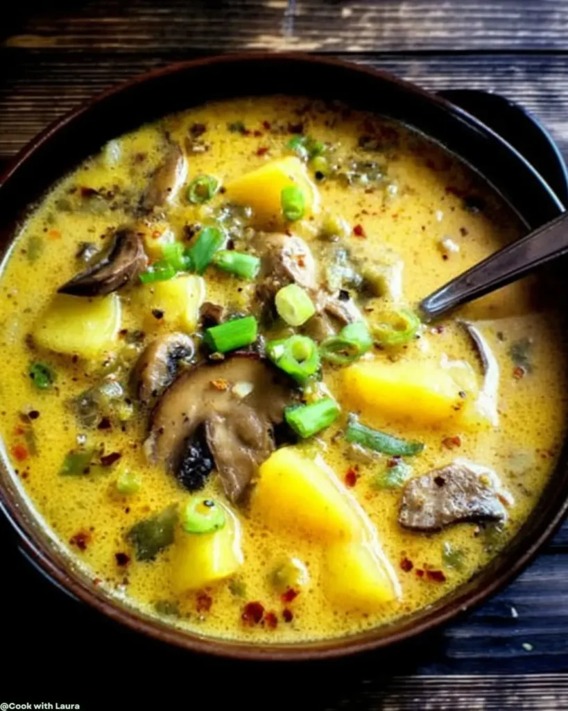 Easy Mushroom Potato Soup Recipe for Comforting Flavor 6 Ingredients for Mushroom Potato Soup