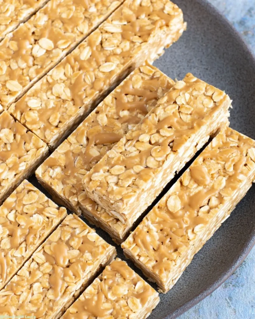 Ingredients for No Bake Peanut Butter Granola Bars
