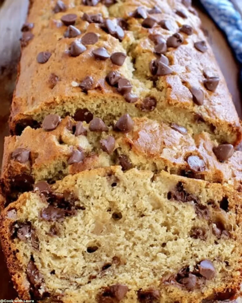Ingredients for Peanut Butter Chocolate Chip Banana Bread