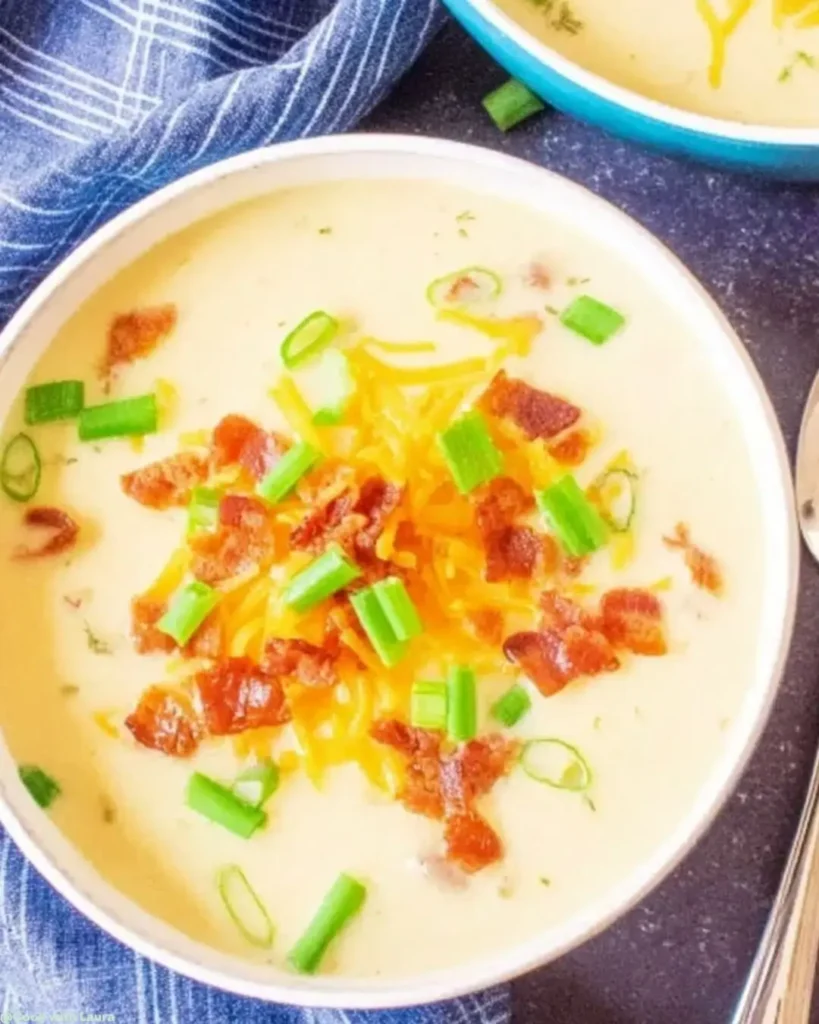Ingredients for Slow Cooker Loaded Baked Potato Soup