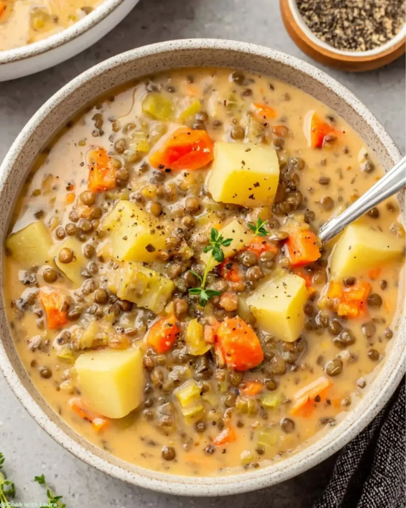 Ingredients for Vegetarian Lentil Soup