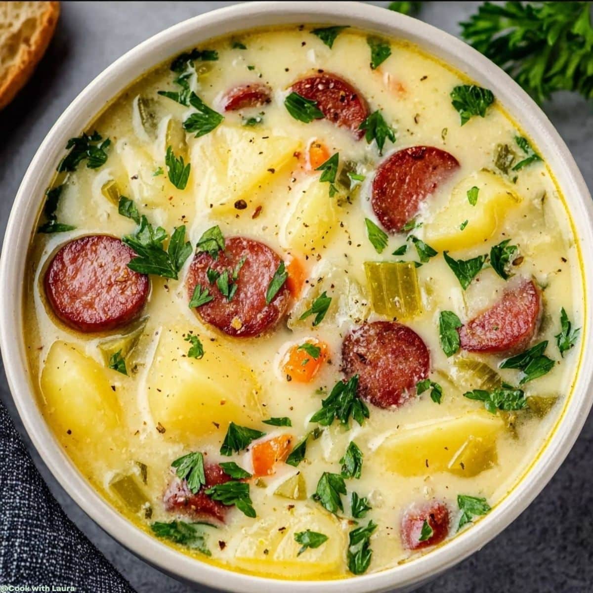 Easy Best Kielbasa Potato Soup Recipe for Dinner