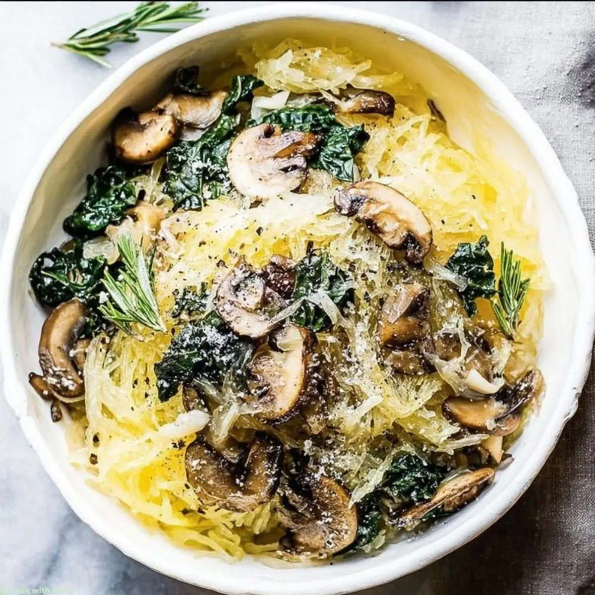 Easy Caramelized Onion Spaghetti Squash Recipe