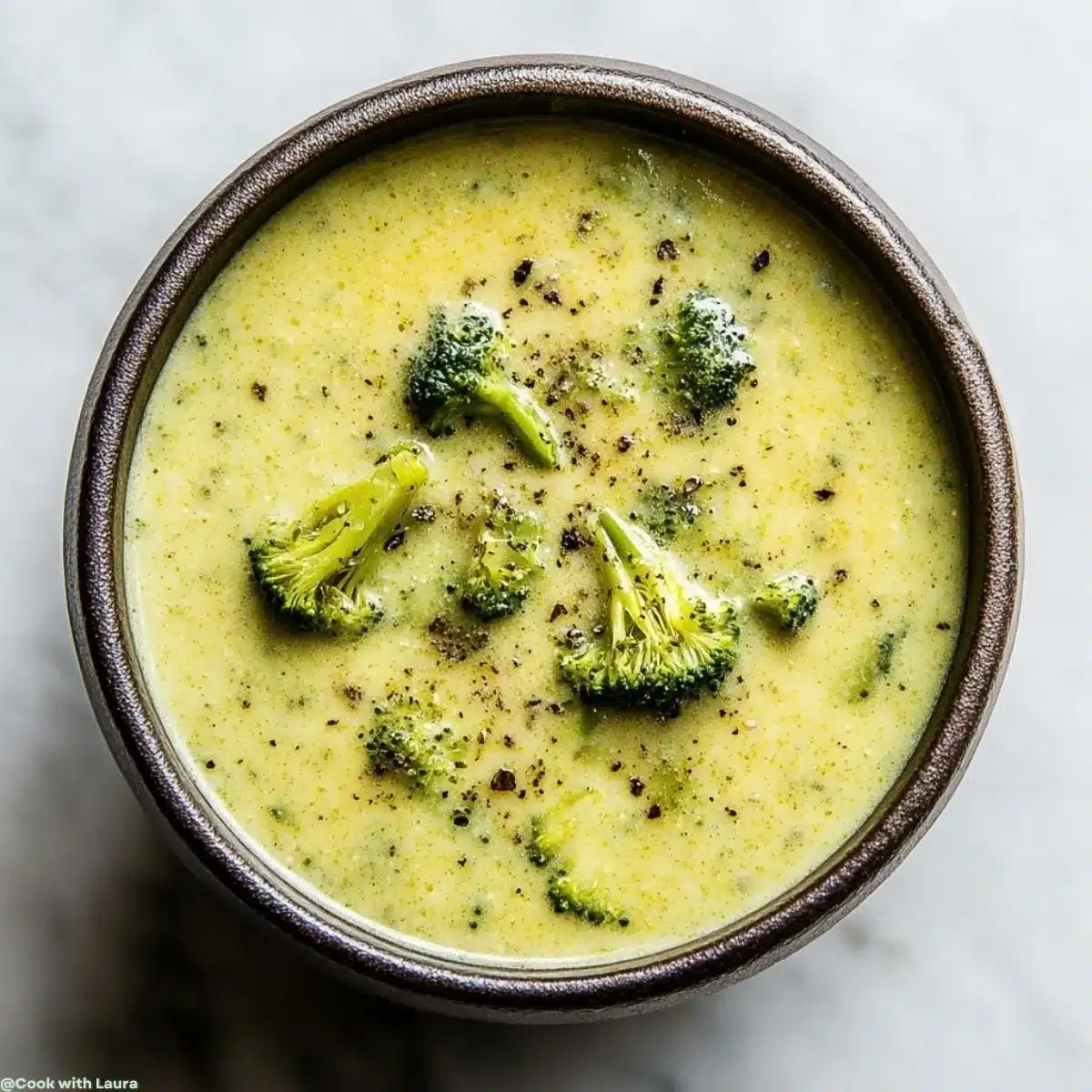 Easy Keto Crockpot Broccoli Cheese Soup Recipe