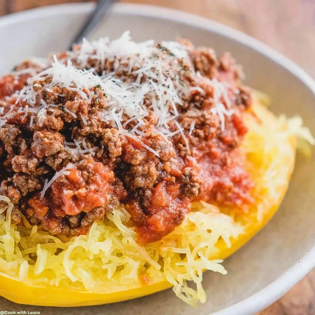 Easy Keto Spaghetti Squash Recipe with Beef