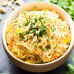 Easy Thai Spaghetti Squash with Peanut Sauce Recipe