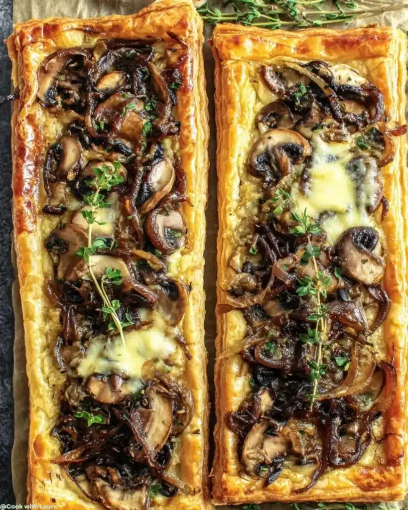 How to Make Balsamic Glazed Mushroom Tart