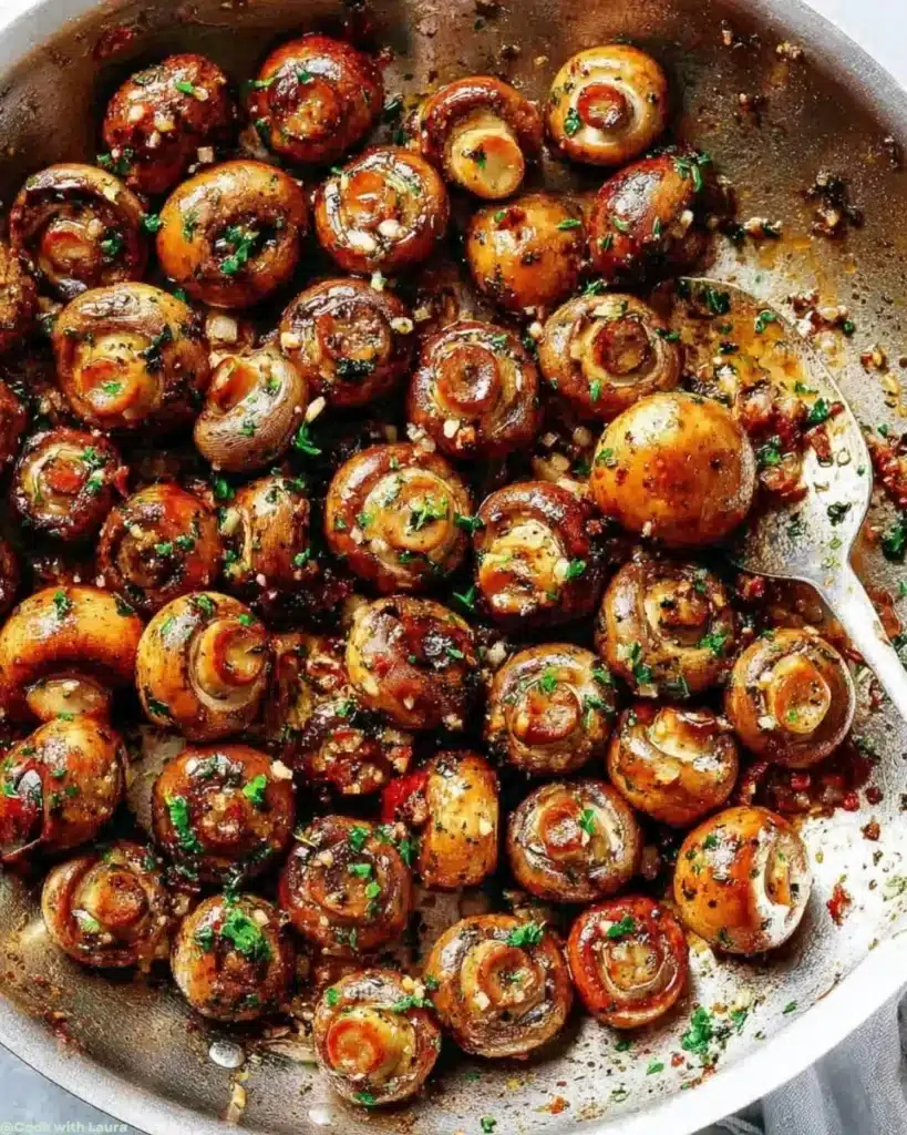 How to Make Buttery Garlic Mushrooms