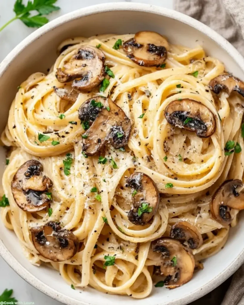 How to Make Garlic Mushroom Pasta