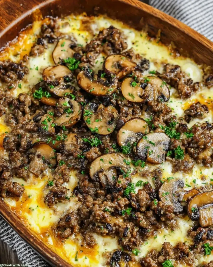 How to Make Hamburger Mushroom Bake