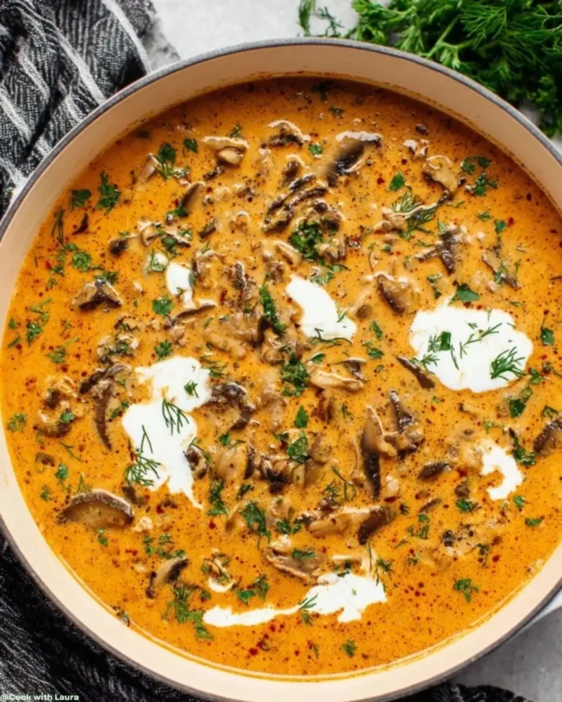 How to Make Hungarian Mushroom Soup