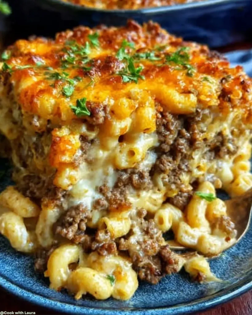 How to Make Mac and Cheese Meatloaf Casserole