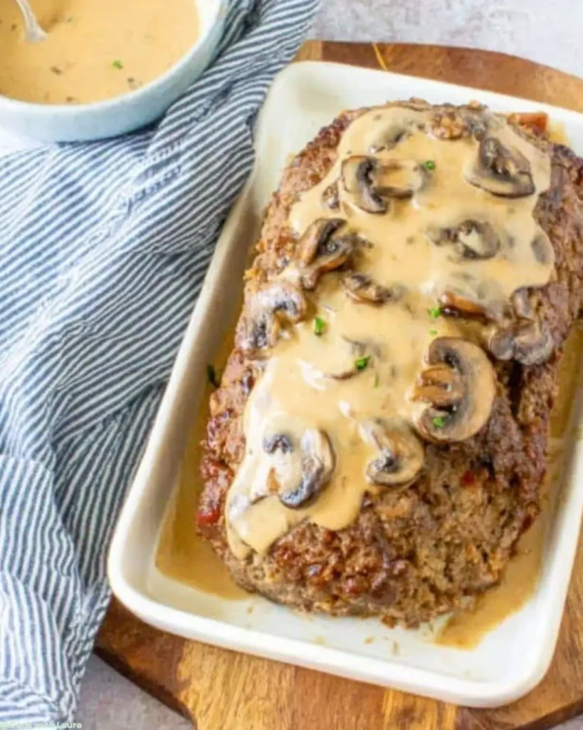 How to Make Meatloaf with Mushroom Gravy