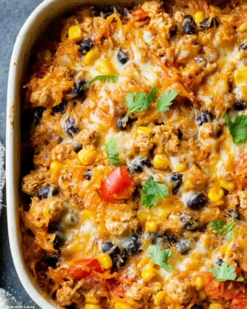 How to Make Mexican Spaghetti Squash Casserole