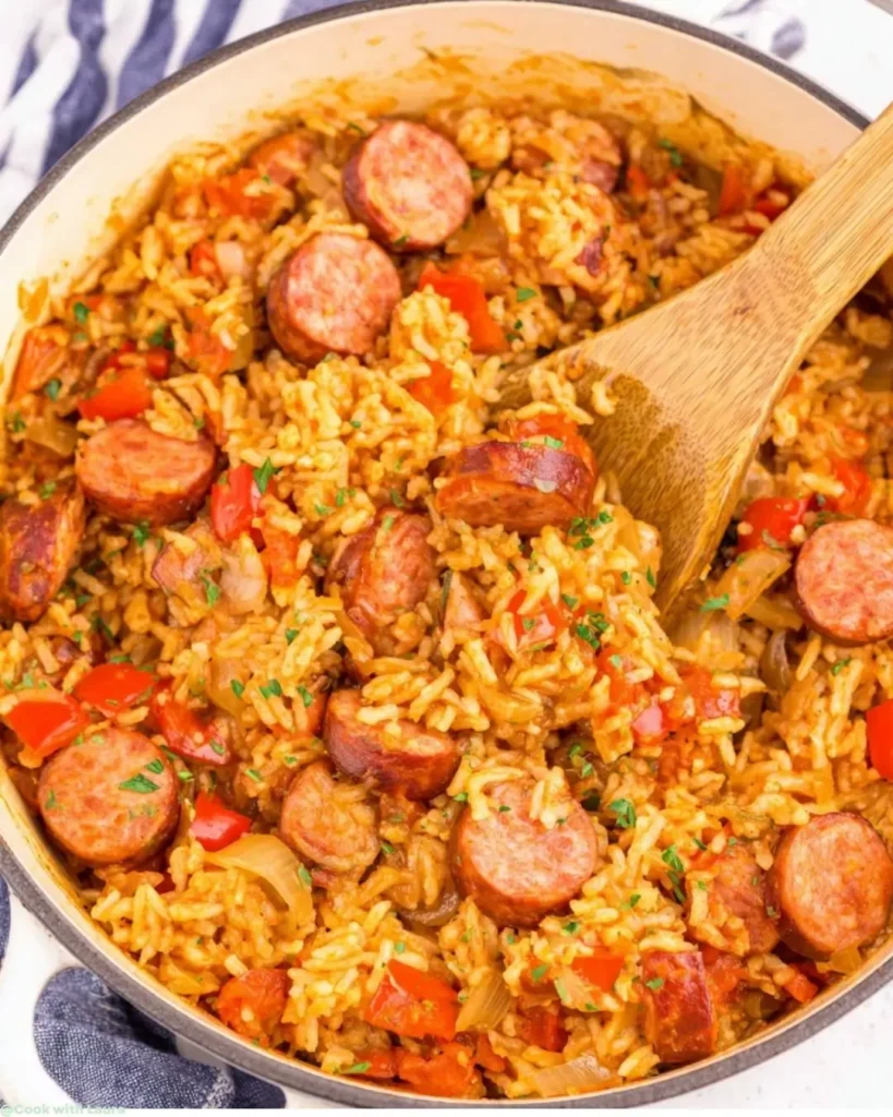 How to Make One-Pot Smoked Sausage And Rice