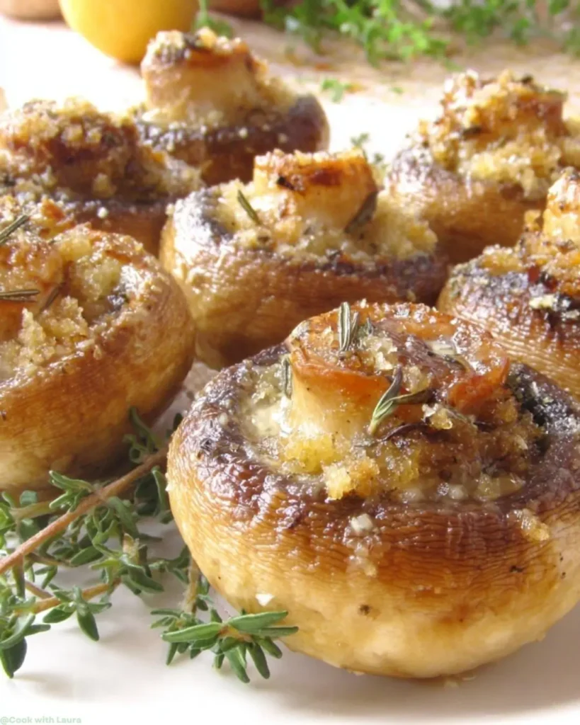 How to Make Roasted Mushrooms with Garlic & Thyme