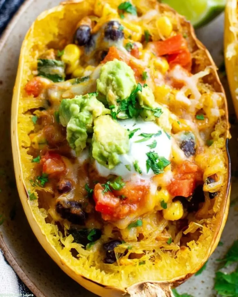 How to Make Spaghetti Squash Burrito Bowls