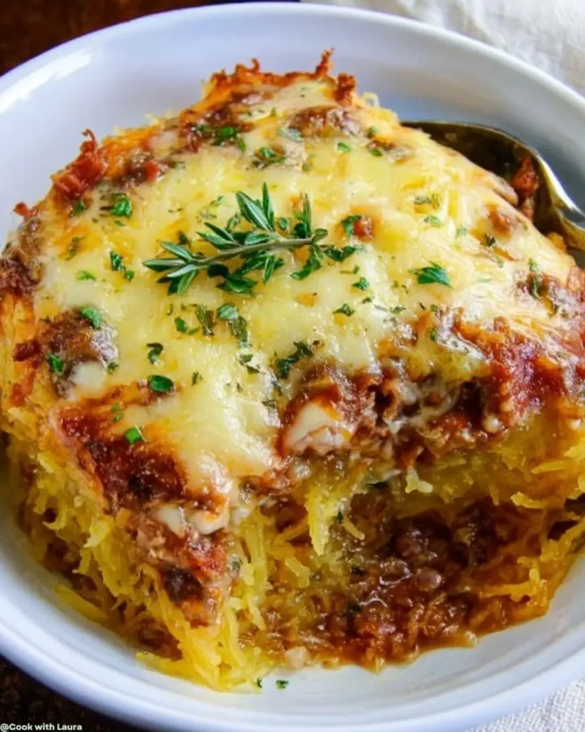 How to Make Spaghetti Squash Pizza Casserole