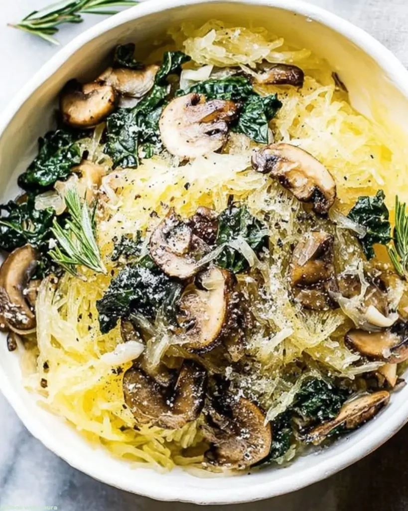 Ingredients for Caramelized Onion Spaghetti Squash