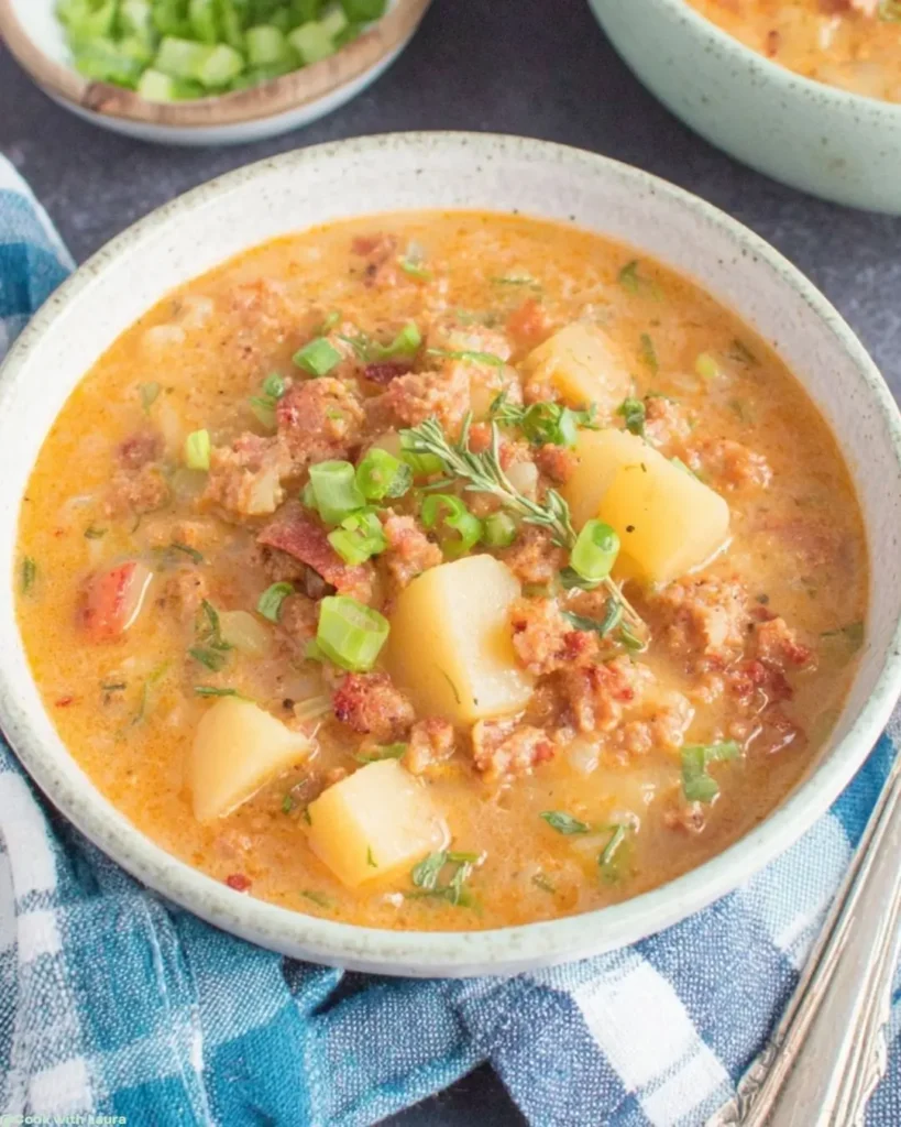 Ingredients for Chorizo and Potato Soup
