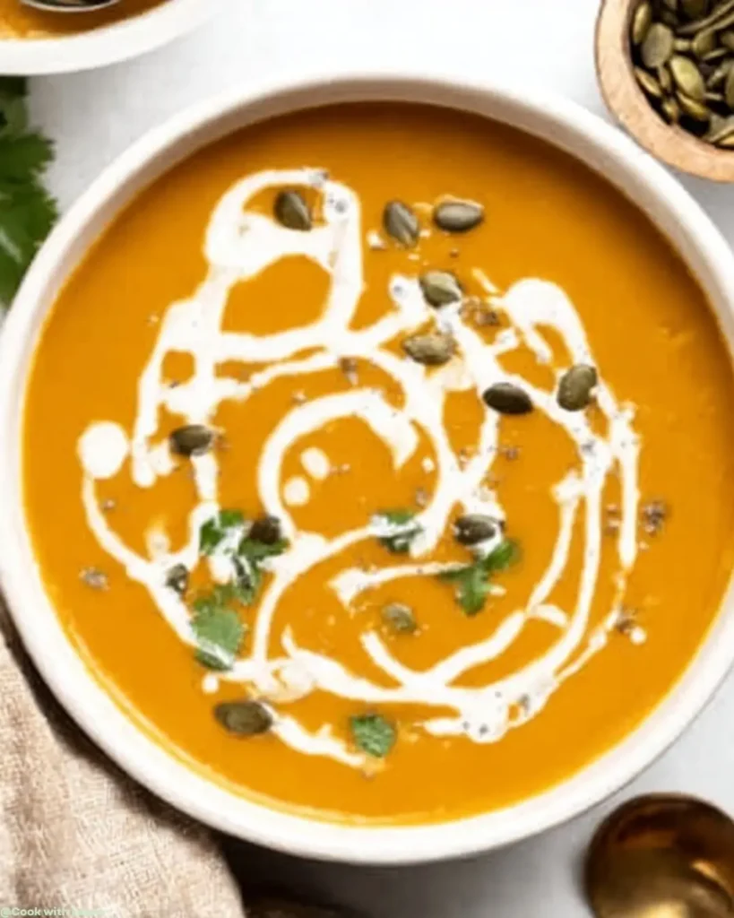 Ingredients for Coconut Curry Pumpkin Soup