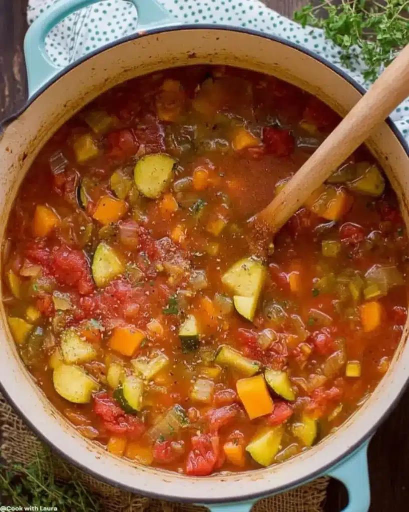 Ingredients for Fall Harvest Vegetable Soup