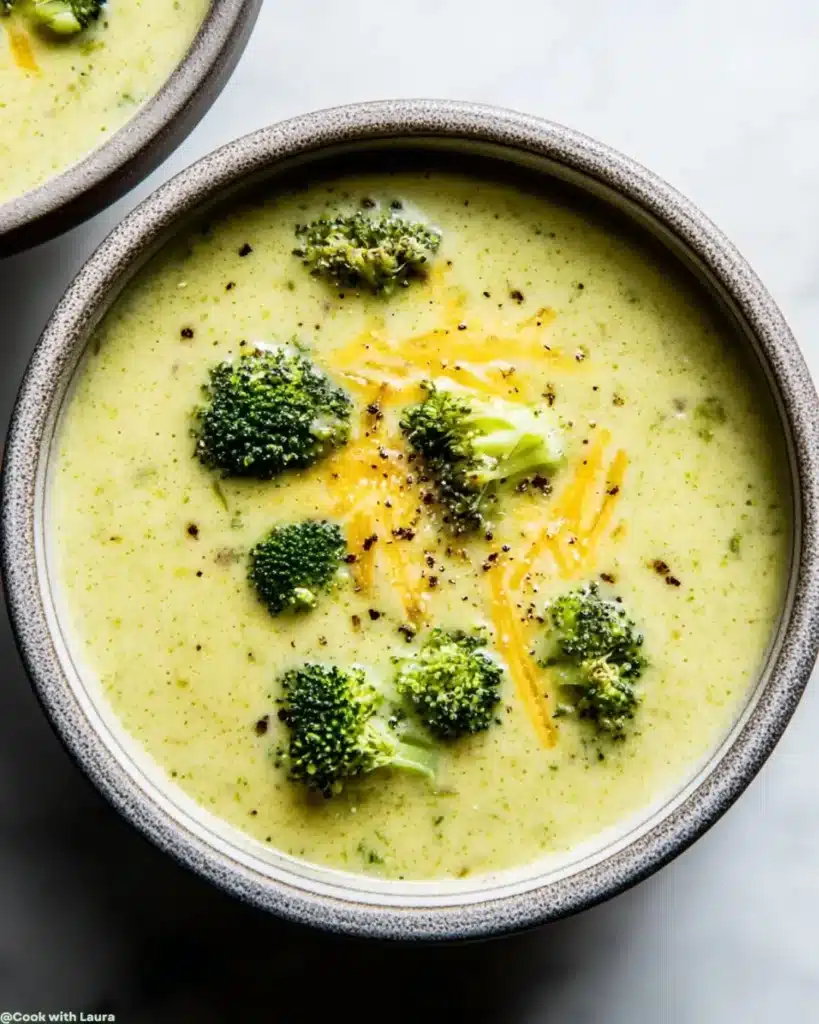 Easy Keto Crockpot Broccoli Cheese Soup Recipe 6 Ingredients for Keto Crockpot Broccoli Cheese Soup