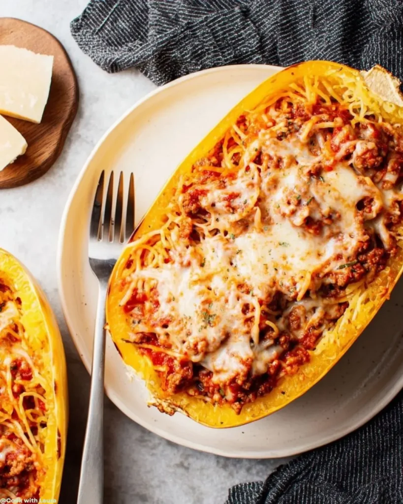 Ingredients for Million Dollar Spaghetti Squash Pasta