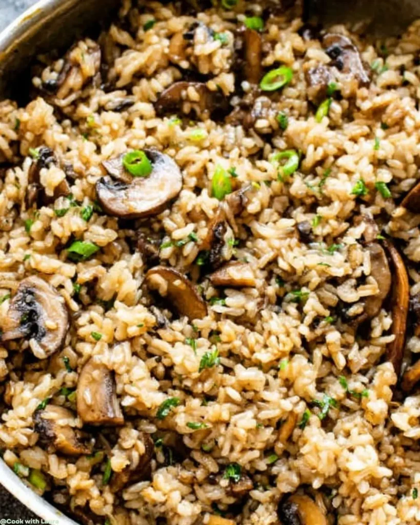 Ingredients for Mushroom Rice