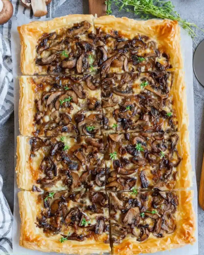 Ingredients for Mushroom Tart