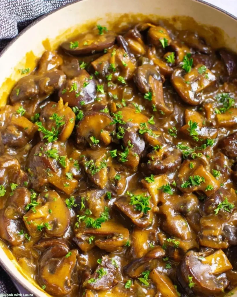 Ingredients for The Complete Guide To An Easy Vegan Mushroom Stroganoff