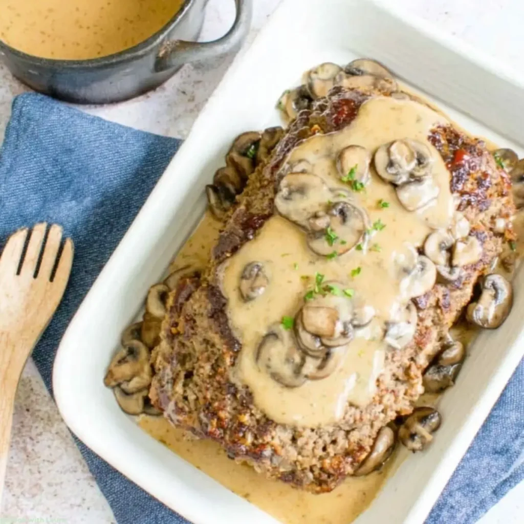 Meatloaf with Mushroom Gravy Recipe
