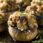 Stuffed Mushrooms with Italian Sausage Recipe